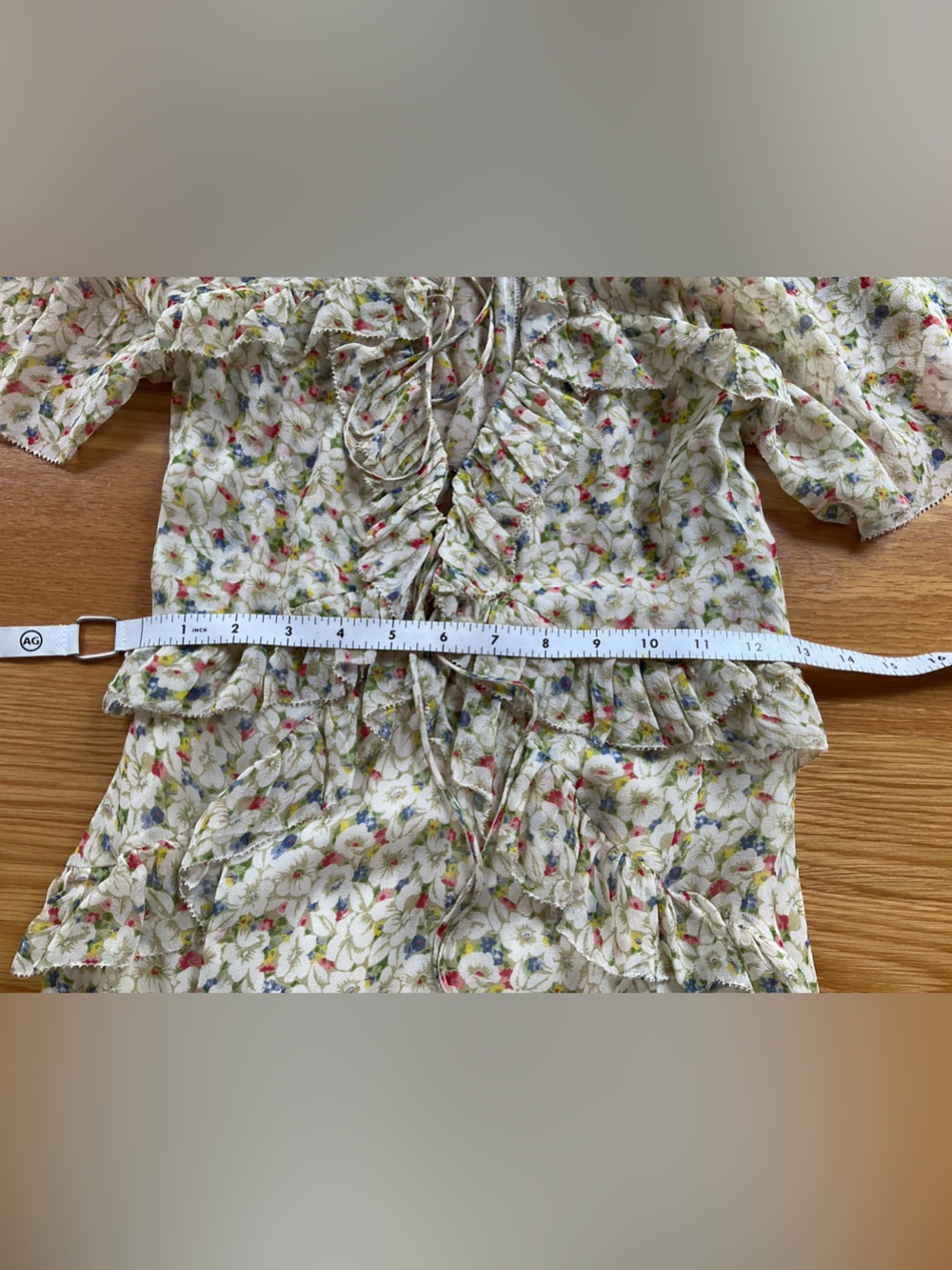 Doen Antoinette Dress - yellow Victorian floral - XS - ALTERATION - Picture 12 of 16